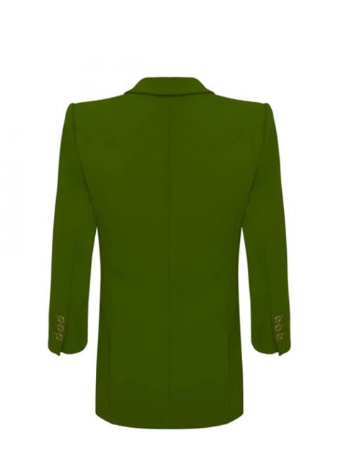 Double stretch crepe jacket with logo details ELISABETTA FRANCHI | GI21561E2.EV3